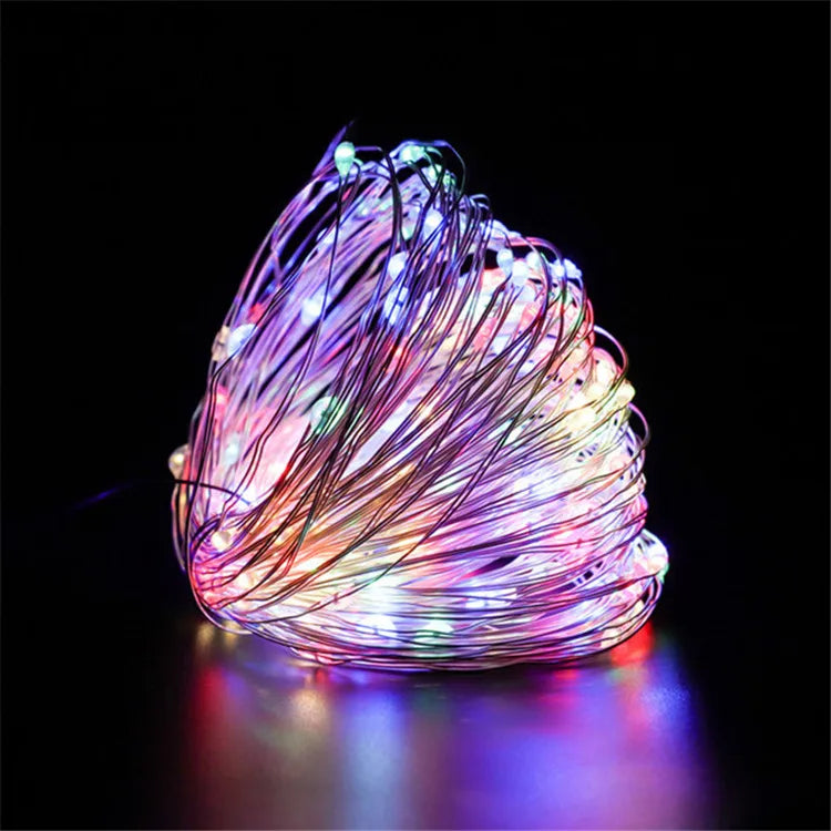 Outdoor USB String Lights Waterproof LED Fairy Lamp Patio Decor