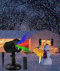 Outdoor Waterproof LED Laser Light Projector Remote Control Garden Lamp