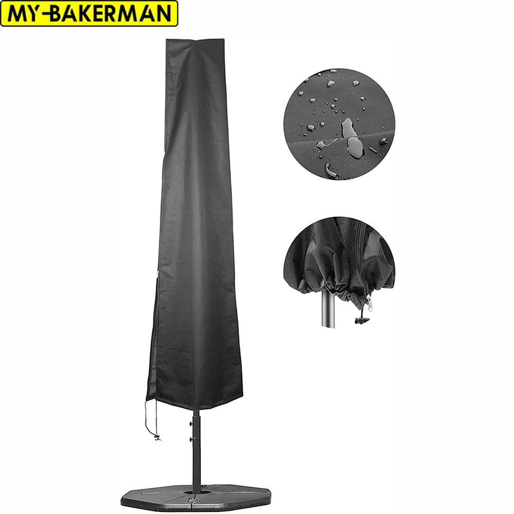 Waterproof Outdoor Patio Umbrella Cover Dustproof Parasol Protector