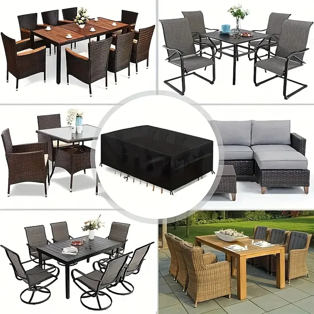 Waterproof Outdoor Garden Furniture Cover Dustproof Table Chair Protector