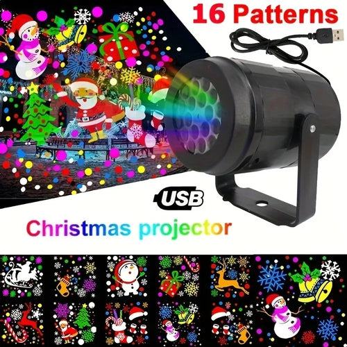 Outdoor Christmas LED projector light with ground stake