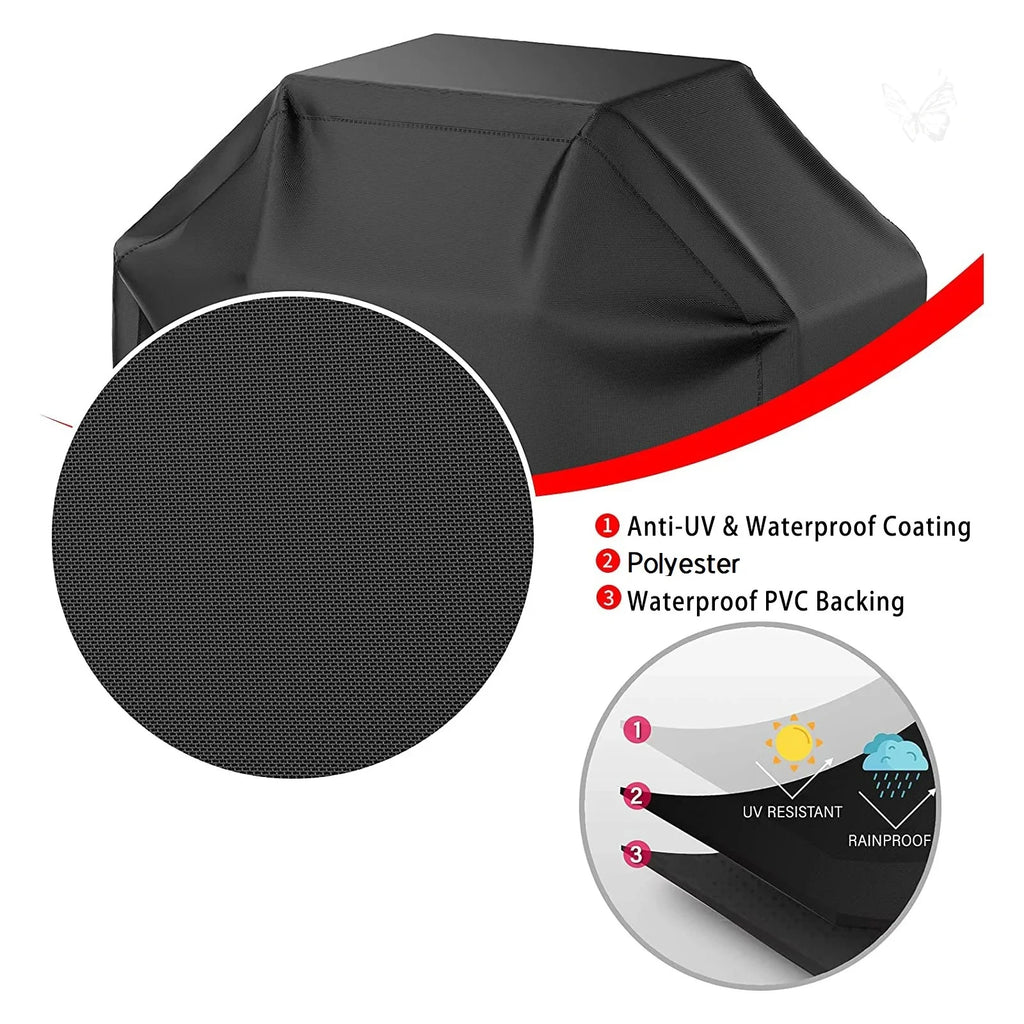 Heavy Duty Waterproof Barbecue Gas Grill Cover Dustproof Outdoor Protector